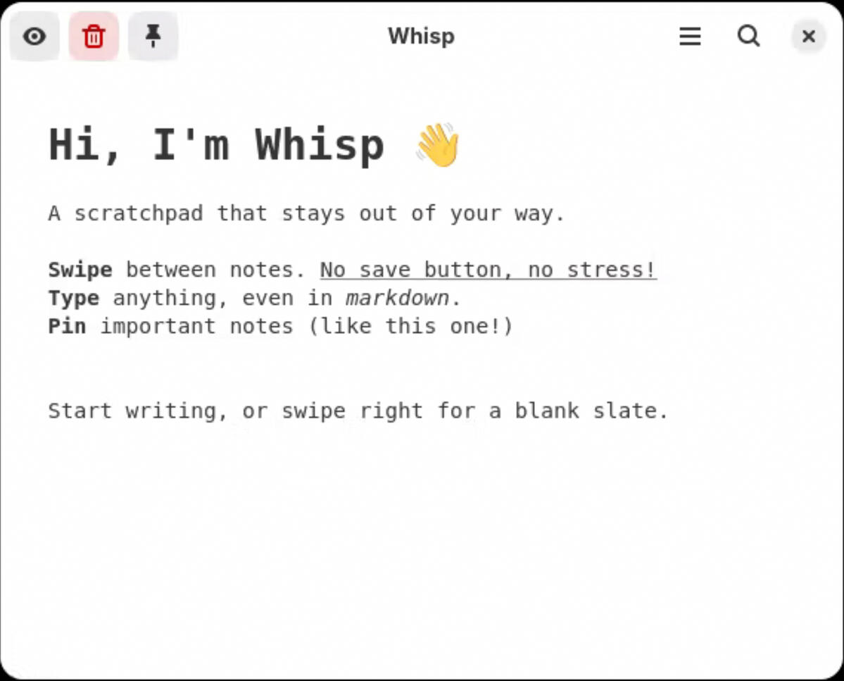 Whish Source: Flathub